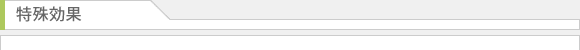特殊効果